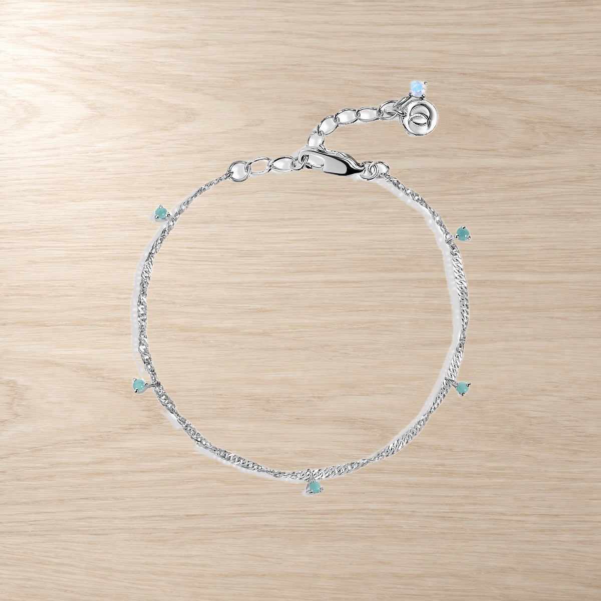 Amazonite Bead Anklet — Sea Thread