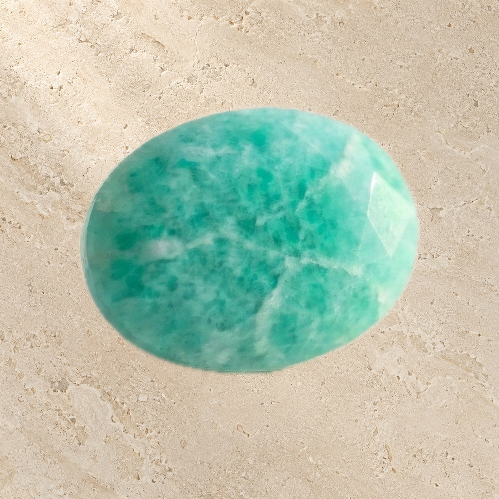 Amazonite Flow & Stardust & Waves Rings — Modern Energy Lab product view