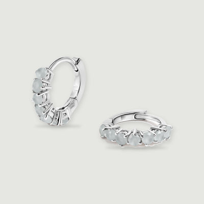 Courage Harbor Drop Aquamarine Earrings