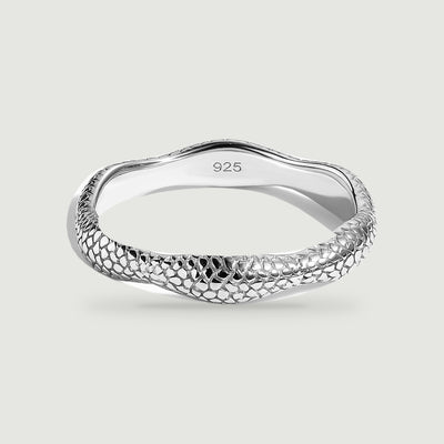 Simplicity Soft Wave Sterling Silver Ring