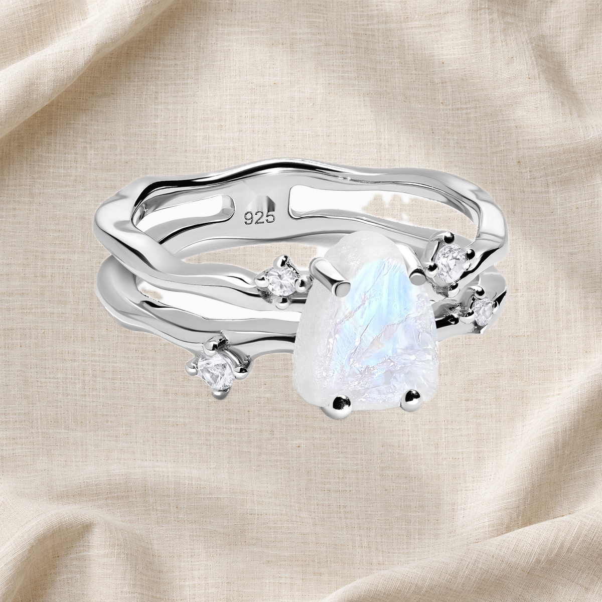 tide-moonstone-ring — Modern Energy Lab product view