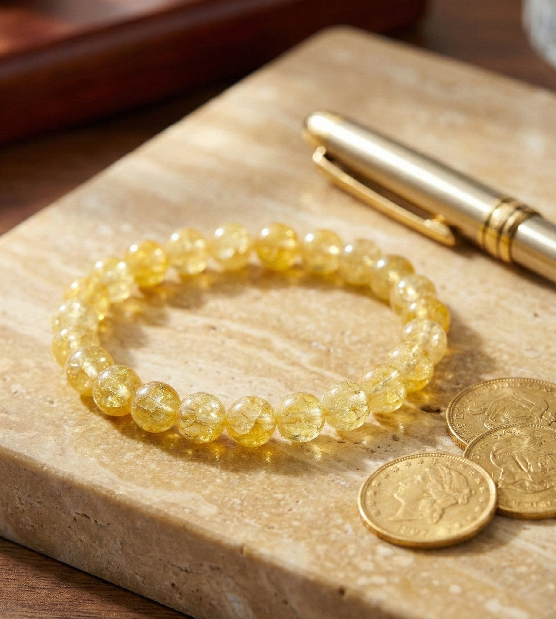 Golden Cracked Citrine: The Wealth & Confidence Manifestator - ModernEnergyLab.com