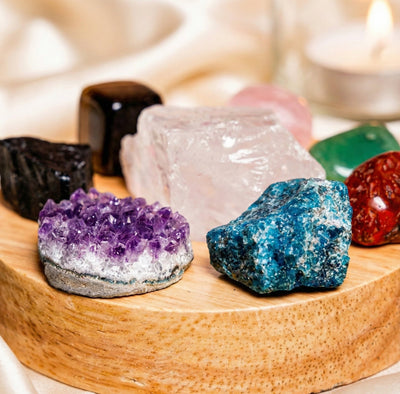 Harmonize Your Space: The Essential 8 - Piece Curated Crystal Garden - ModernEnergyLab.com
