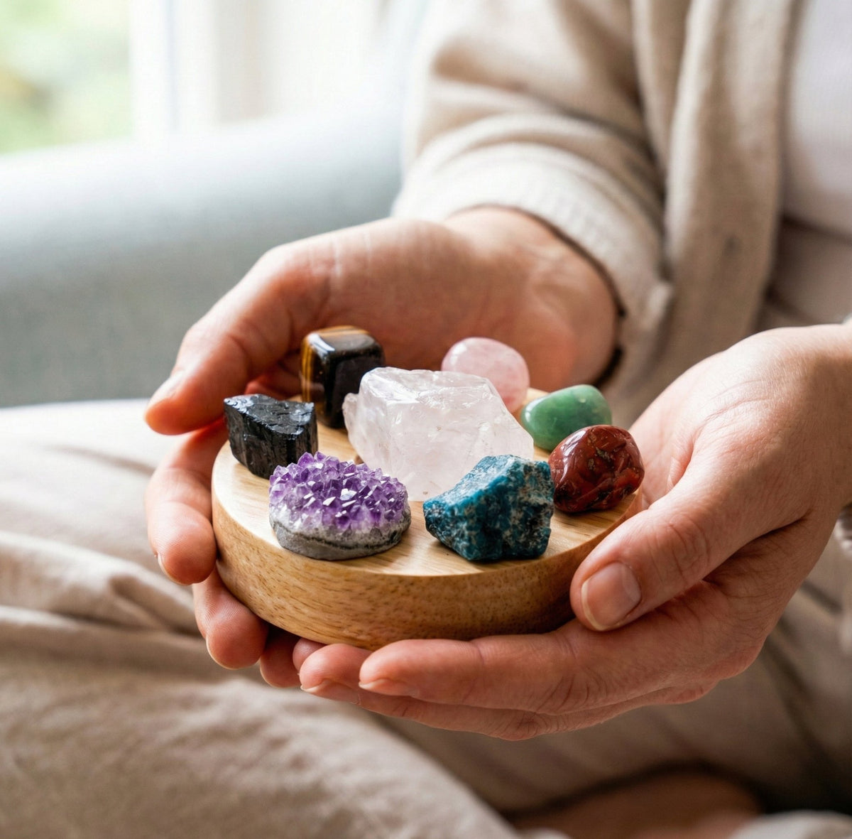 Harmonize Your Space: The Essential 8-Piece Curated Crystal Garden