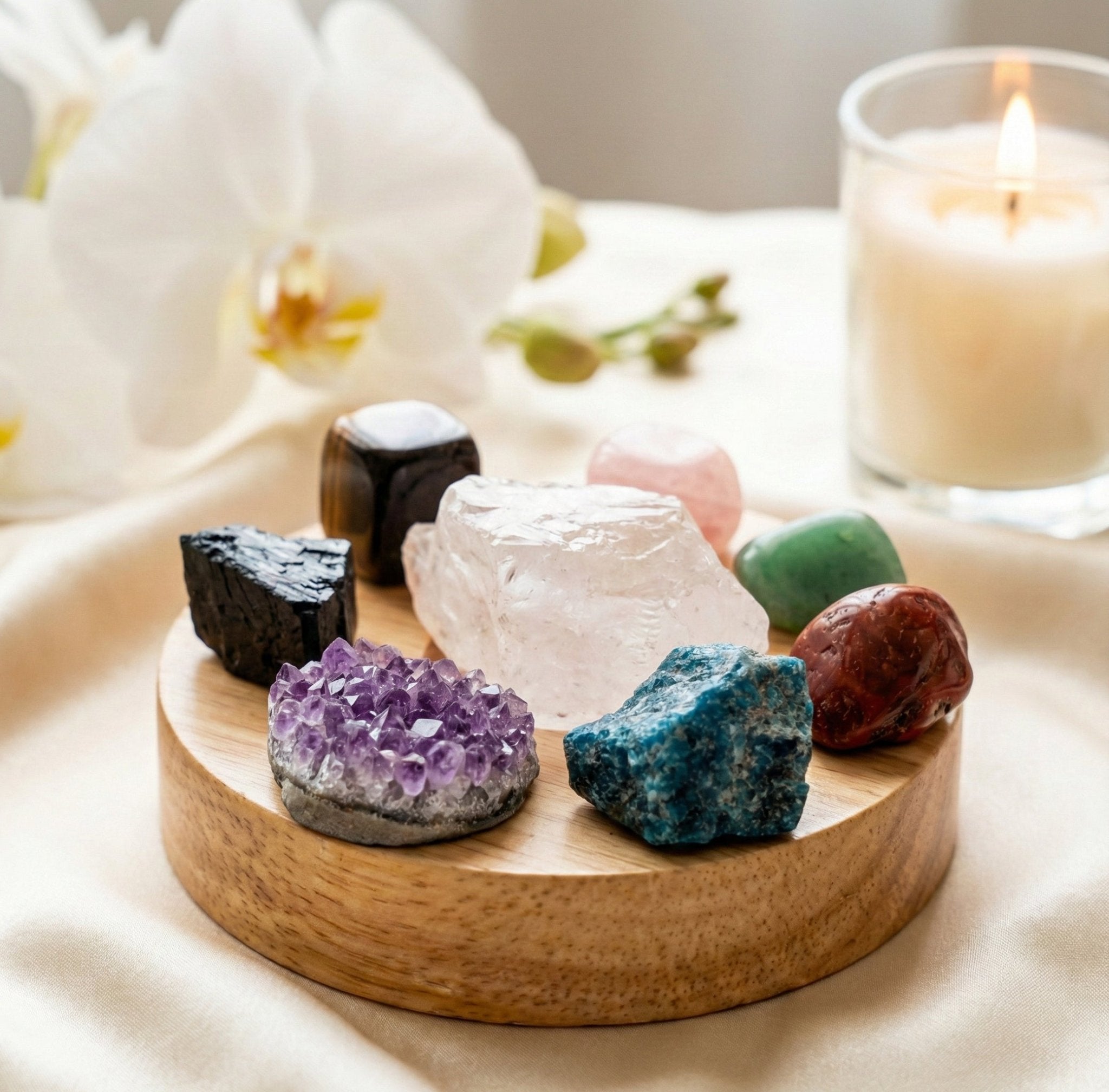 Harmonize Your Space: The Essential 8 - Piece Curated Crystal Garden - ModernEnergyLab.com