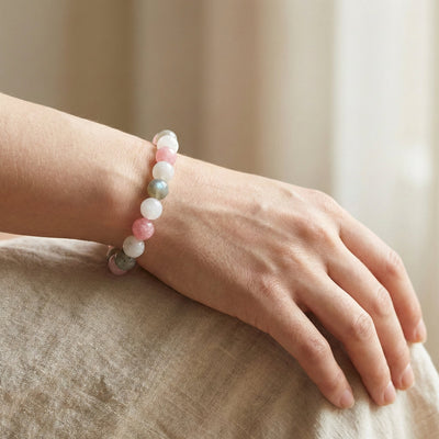 Harmony & Balance Crystal Bracelet Serene Energy: Release Stress, Invite Peace - ModernEnergyLab.com