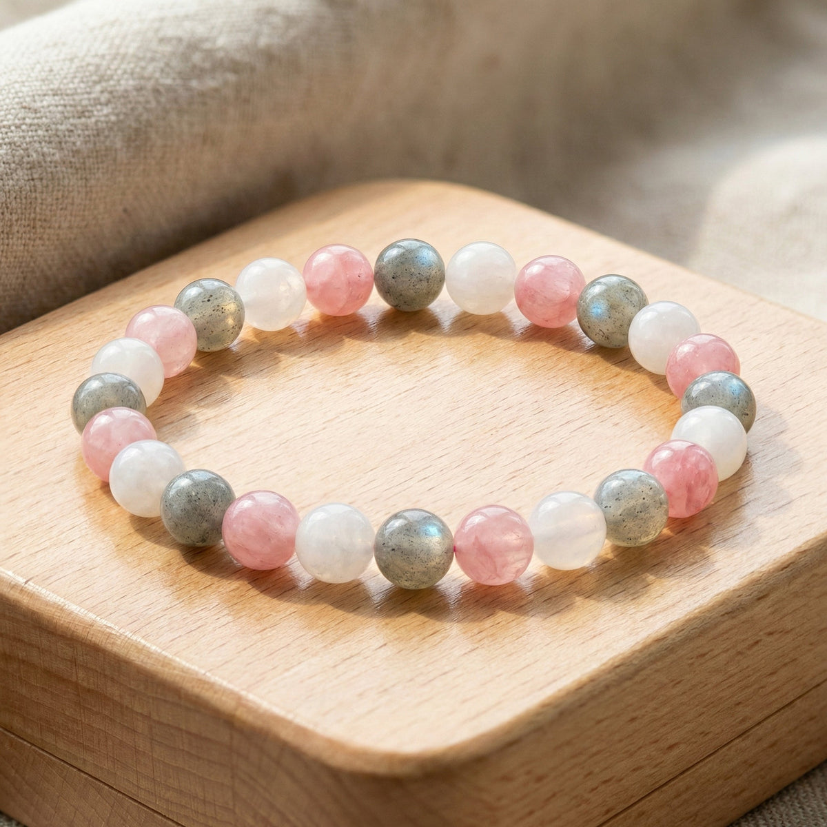 Harmony & Balance Crystal Bracelet Serene Energy: Release Stress, Invite Peace