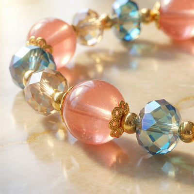 🌟 Manifest Abundance: Colorful Crystal "Lucky" Bracelet - ModernEnergyLab.com