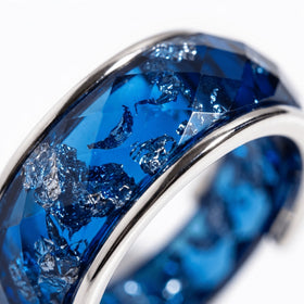 2in1 Resin Ring - Deep Blue — Modern Energy Lab product view