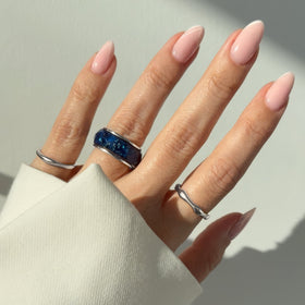 2in1 Resin Ring - Deep Blue — Modern Energy Lab product view