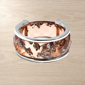 2-in-1 Resin Ring - Golden Amber — Modern Energy Lab product view