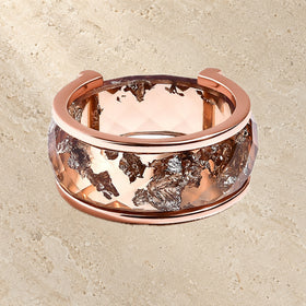 2-in-1 Resin Ring - Golden Amber — Modern Energy Lab product view