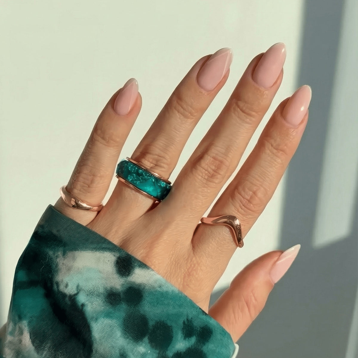 2-in-1 Resin Ring - Ocean Blue — Modern Energy Lab product view