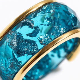 2-in-1 Resin Ring - Ocean Blue — Modern Energy Lab product view