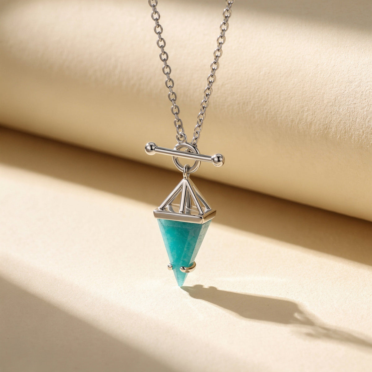 Amazonite Heroine & Herringbone Necklaces — Modern Energy Lab product view