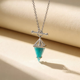 Amazonite Heroine & Herringbone Necklaces — Modern Energy Lab product view