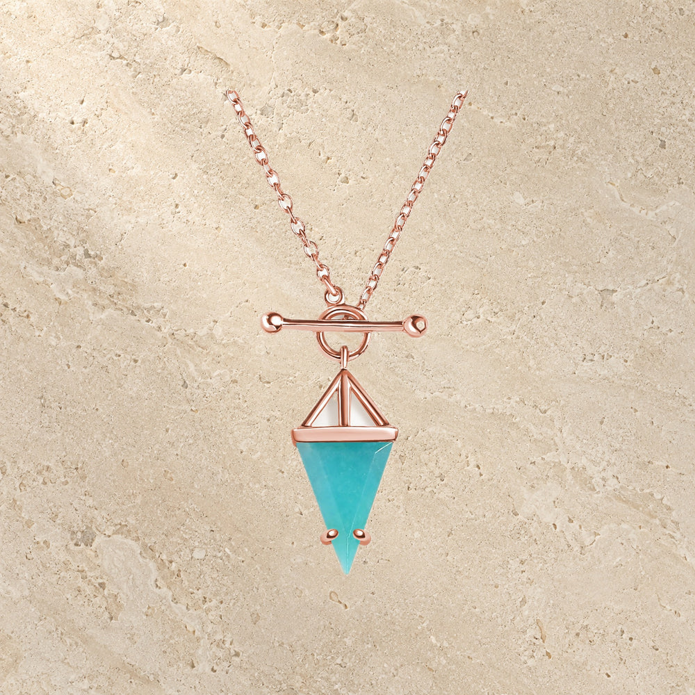 Amazonite Necklace - Heroine — Modern Energy Lab product view