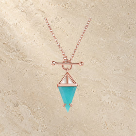Amazonite Necklace - Heroine — Modern Energy Lab product view