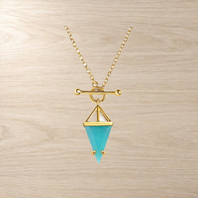 Amazonite Necklace - Heroine — Modern Energy Lab product view