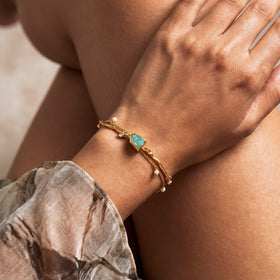 Amazonite Pearl Bracelet - Heirloom — Modern Energy Lab product view