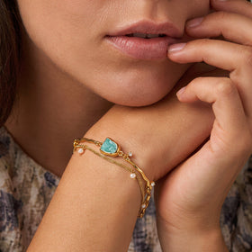 Amazonite Pearl Bracelet - Heirloom — Modern Energy Lab product view
