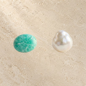 Amazonite Pearl Bracelet - Heirloom — Modern Energy Lab product view