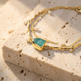 Amazonite Pearl Bracelet - Heirloom — Modern Energy Lab product view