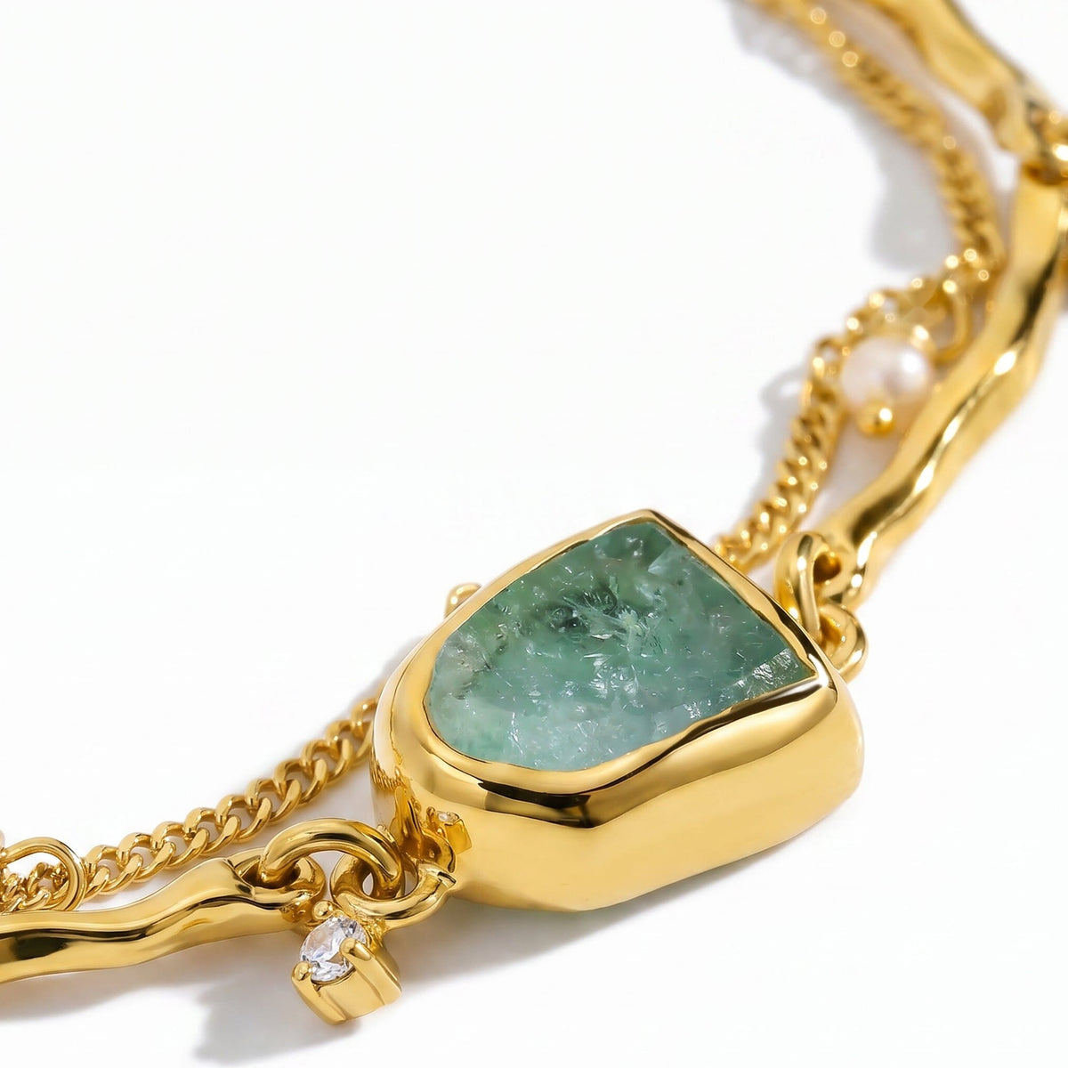 Amazonite Pearl Bracelet - Heirloom — Modern Energy Lab product view