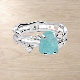 Amazonite Ring - Flow — Modern Energy Lab product view