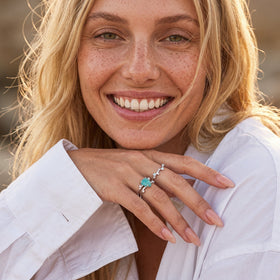 Amazonite Ring - Flow — Modern Energy Lab product view