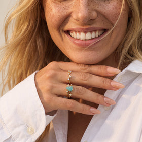 Amazonite Ring - Flow — Modern Energy Lab product view