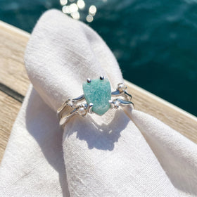 Amazonite Ring - Flow — Modern Energy Lab product view