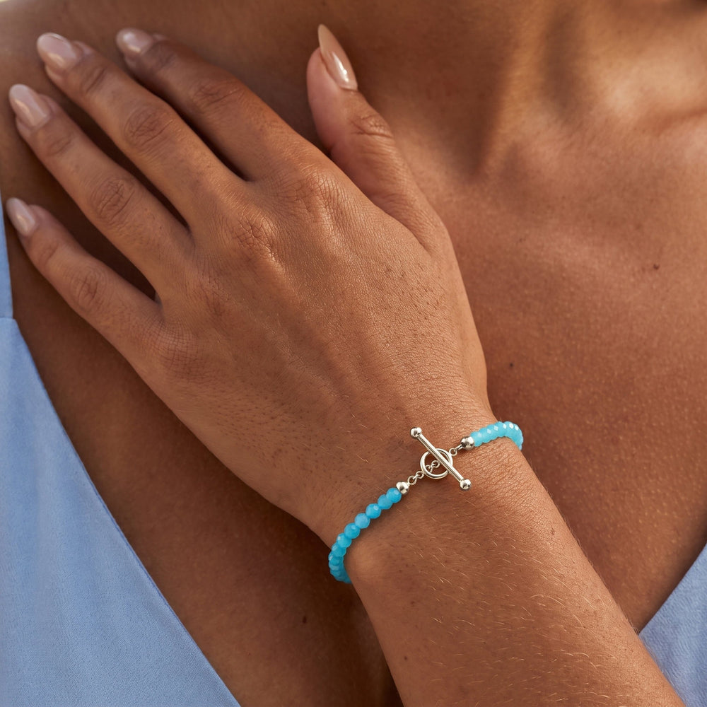 Amazonite T‑Lock Bracelet angled product view