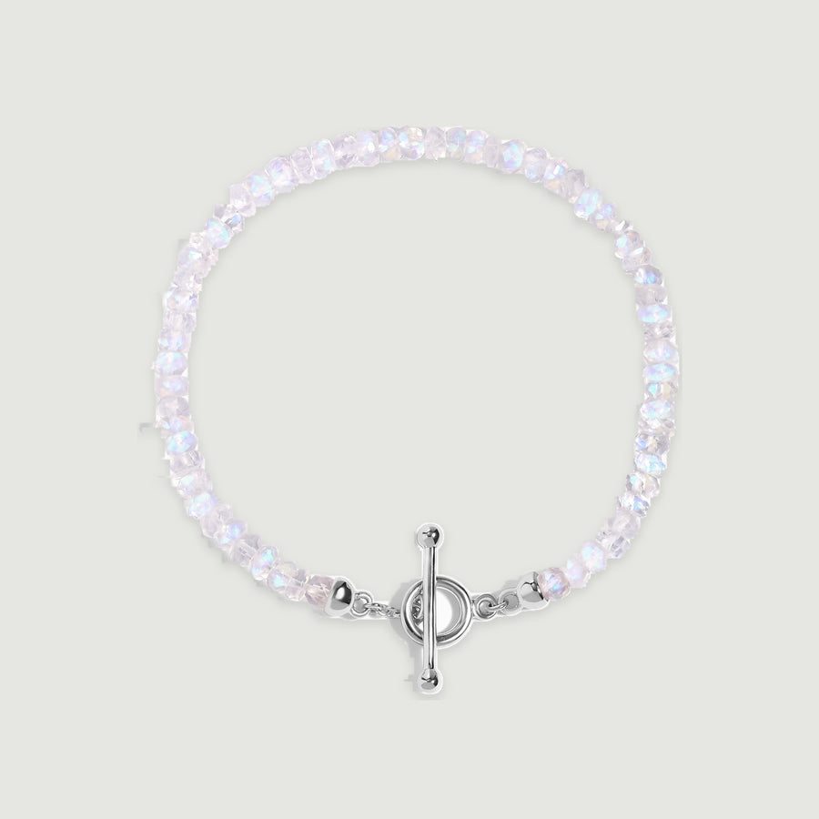 Intuition Drape Moonstone Bead Bracelet
