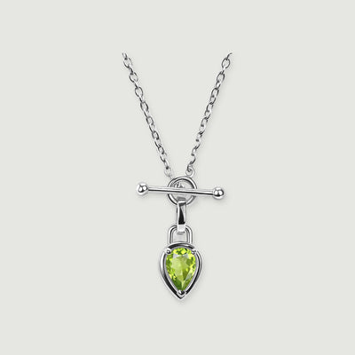 Renewal Green Pulse Peridot Necklace