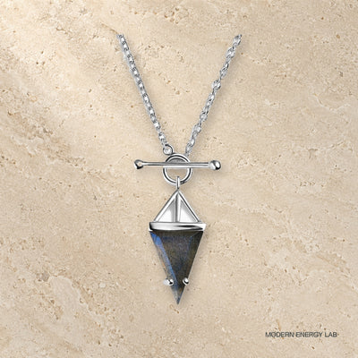 Heroine Labradorite T-Lock Necklace — Confidence