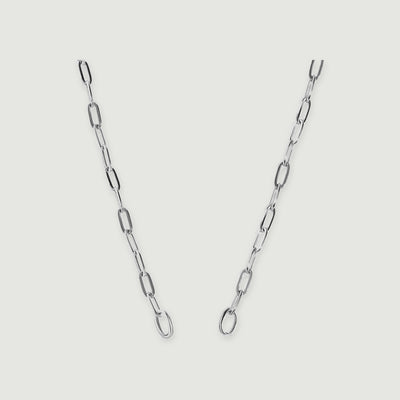 Balance Linked Path Sterling Silver Chain Necklace