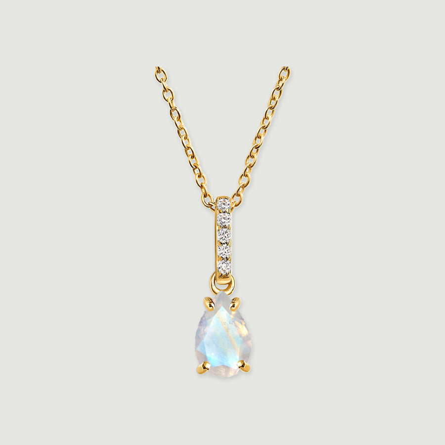 Calm Nocturne Moonstone Necklace
