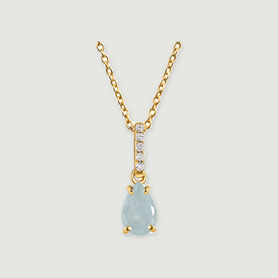 Courage Tide Aquamarine Necklace