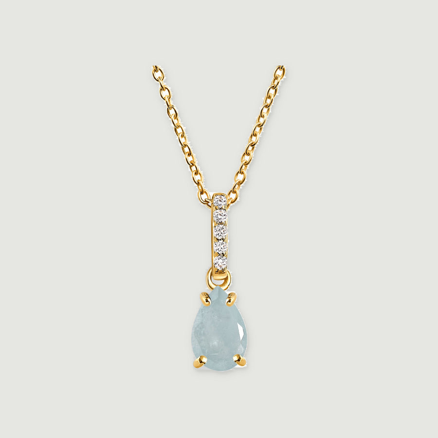 Courage Tide Aquamarine Necklace