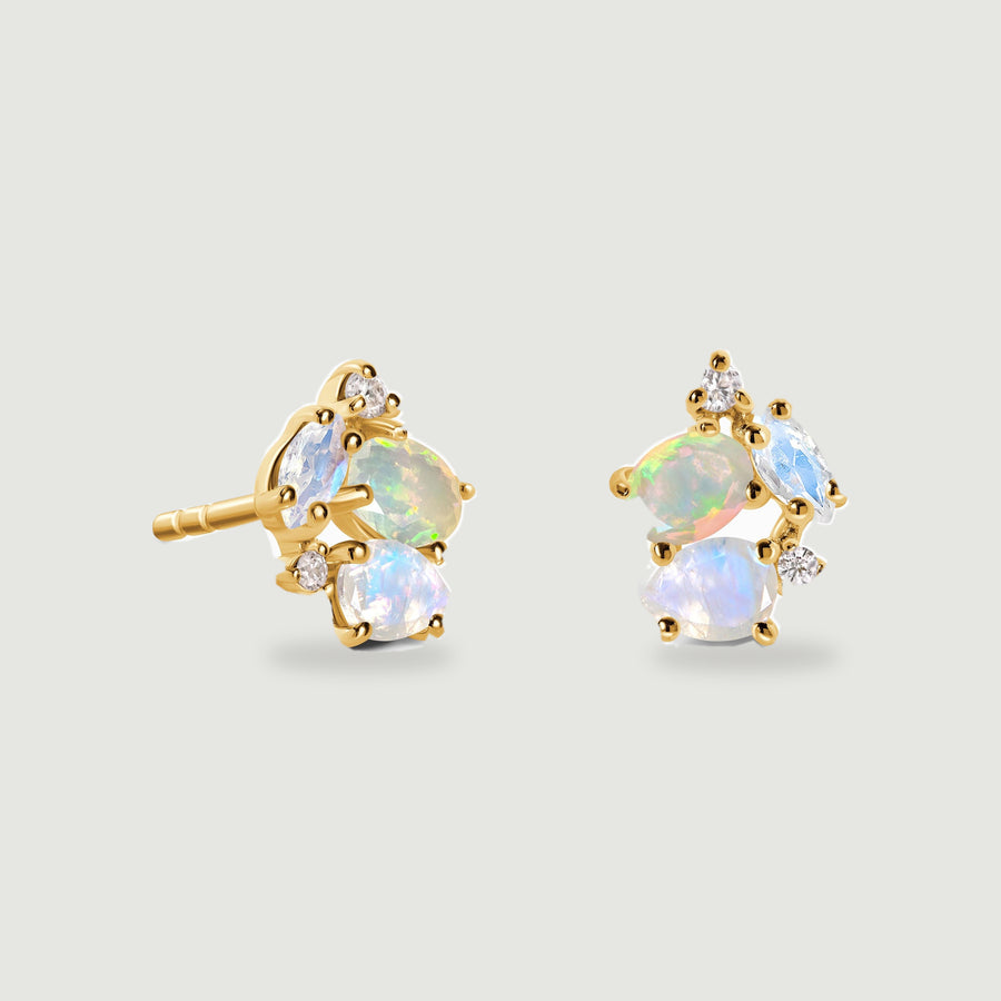 Hope Twilight Opal Moonstone Earrings