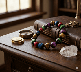 The Aurora Spectrum: Multi - Color Tiger's Eye Energy Bracelet for Total Alignment - ModernEnergyLab.com