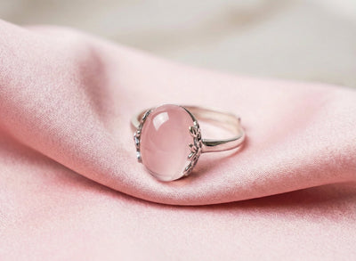 The Blooming Heart: Rose Quartz Filigree Ring - ModernEnergyLab.com