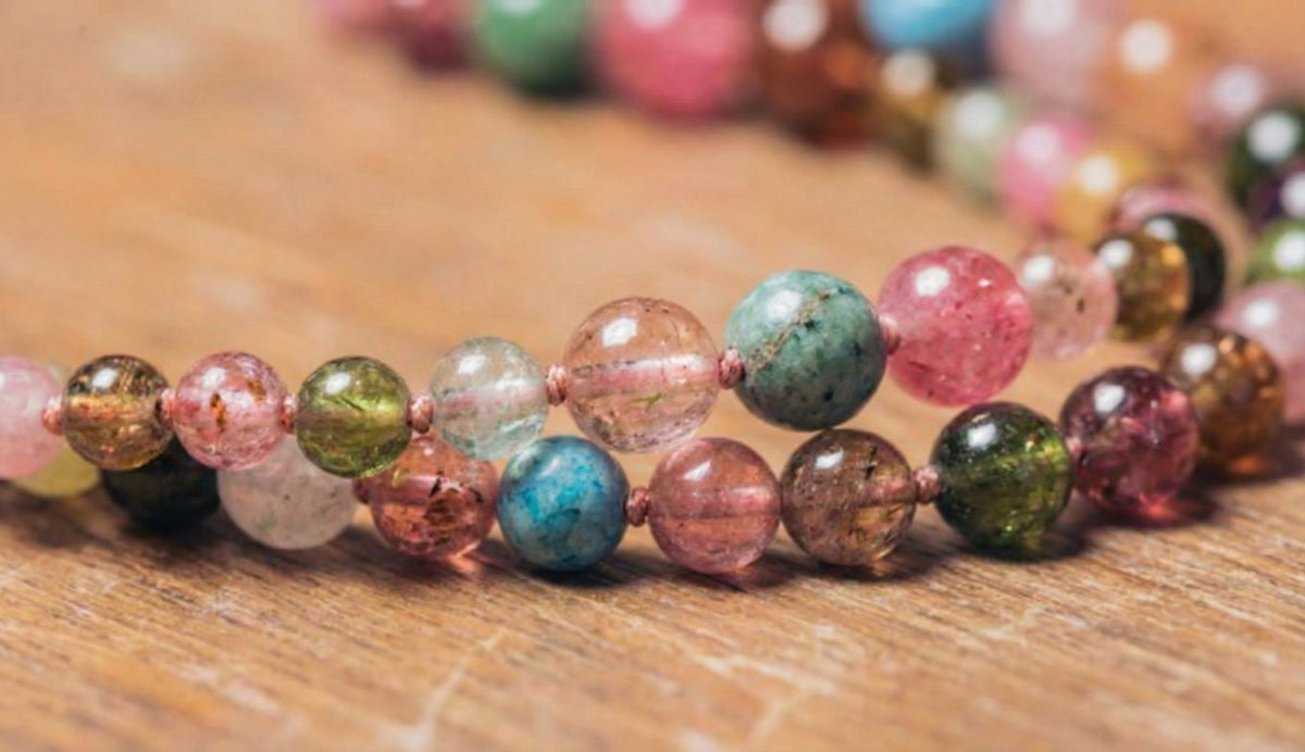 The Prism Spectrum: Genuine Multi-Color Tourmaline Energy Necklace