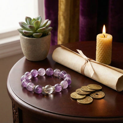 💜 The Prosperity Catalyst: Amethyst & Clear Quartz Attract Wealth & Manifest Abundance - ModernEnergyLab.com