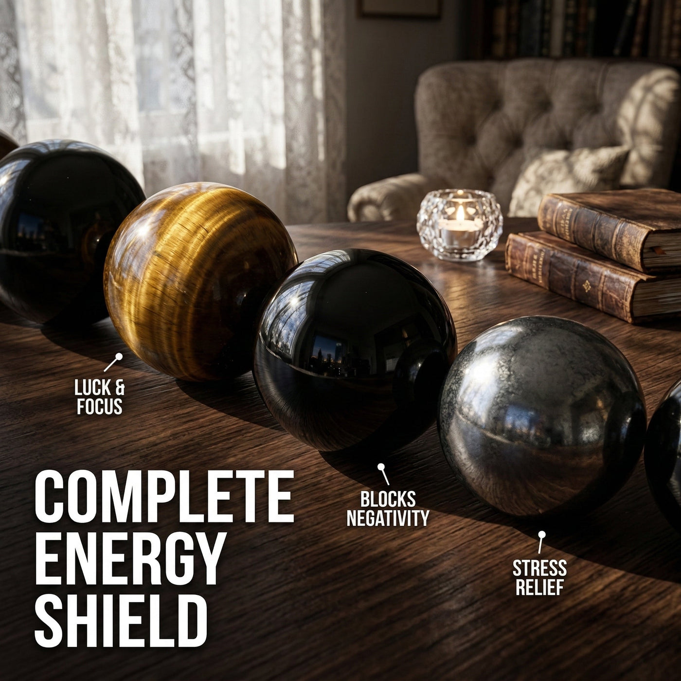 The Triple Protection Bracelet: Your Ultimate Energy Shield 🌟🛡️（10mm） - ModernEnergyLab.com
