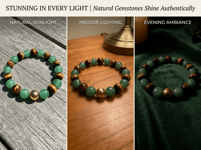 The Wealth Manifestation Anchor | Genuine Tiger's Eye & Green Aventurine | Daily Mindfulness Bracelet - ModernEnergyLab.com