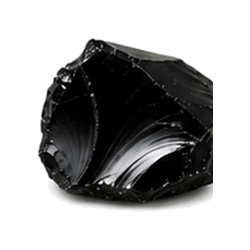 Black Obsidian material specimen reference
