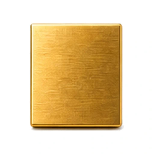 Gold-Tone Metal material specimen reference